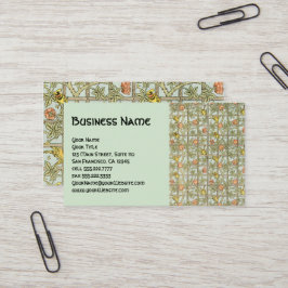 Antique Victorian William Morris Ro Vine Trellis Visitkort