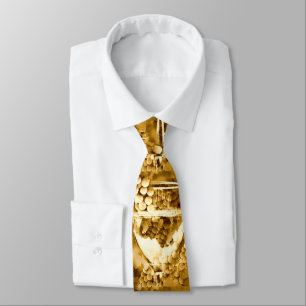 Antique Vin Älskare Tie Slips