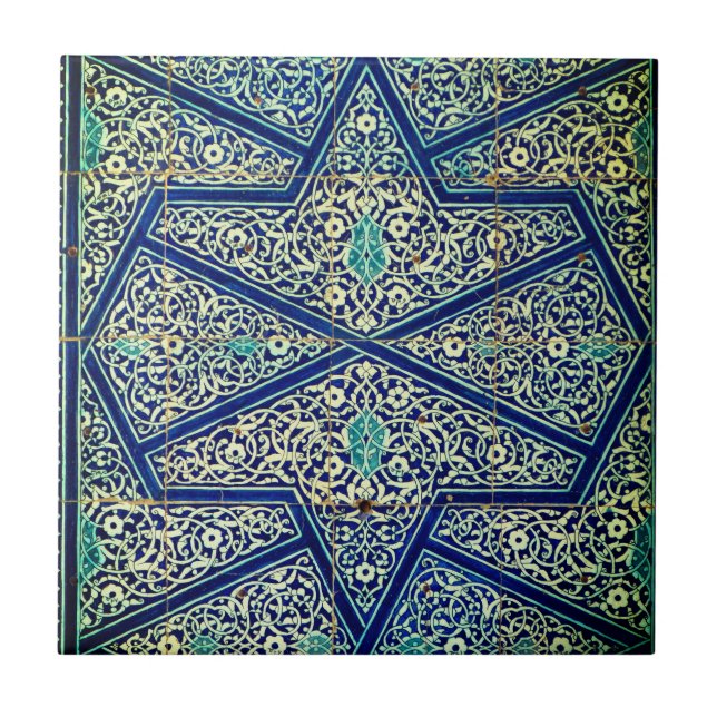 Antique Vintage Mosaic Kakelplatta (Framsidan)