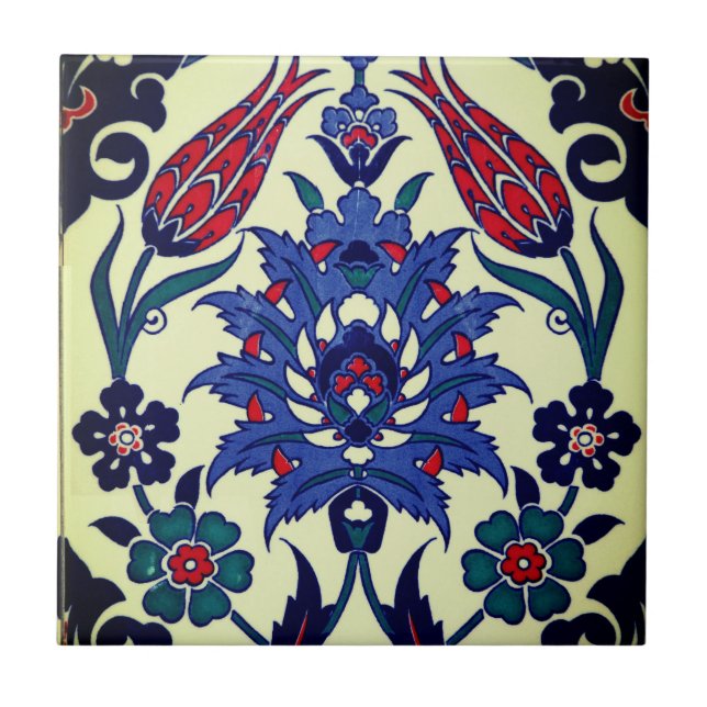 Antique Vintage Mosaic Kakelplatta (Framsidan)