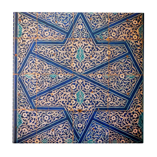 Antique Vintage Mosaic Kakelplatta (Framsidan)