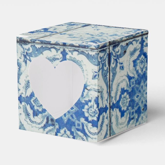 Antique Vintage Portugisiska Tiles Mönster - Azule Presentaskar (Framsidan Sidan)