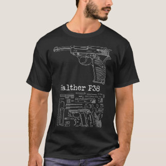 Antique Vintage WWII Walther P38 for Gun Collector T Shirt