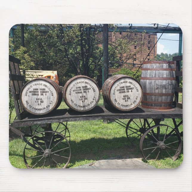 Antique Wagon med Bourbon Barrels Musmatta (Framsidan)