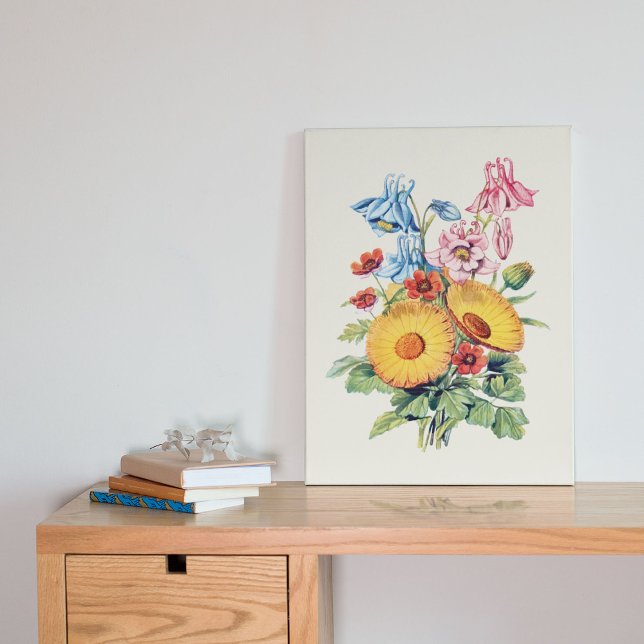 Antique Watercolor Botanical Print Poster (Antique Watercolor Botanical Print)