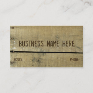 Antique Weasted Reclaim Wood Visitkort