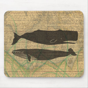 Antique Whale Nautical Sea Life Musmatta