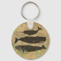 Antique Whale Nautical Sea Life