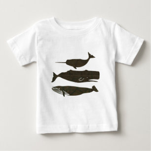 Antique Whale Nautical Sea Life T Shirt