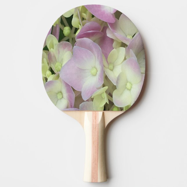 Antique White and Dusty Rosa Hydrangea Petals Pingisracket (Framsidan)