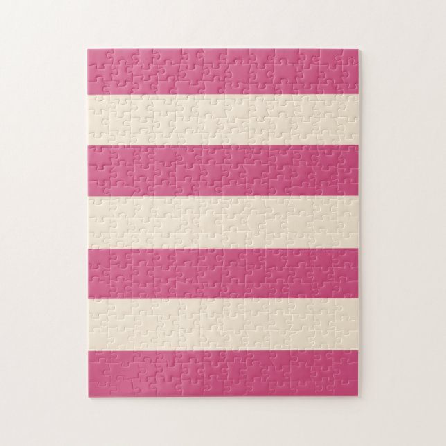 Antique White and Mystic Rosa Rand Pussel (Vertikal)