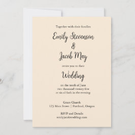 Antique White Wedding-inbjudan Inbjudningar