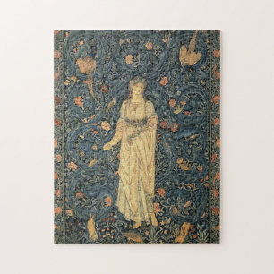 Antique William Morris Flora Pussel