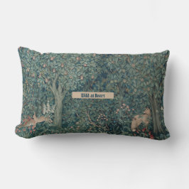 Antique William Morris Greenery Tapestry Lumbarkudde