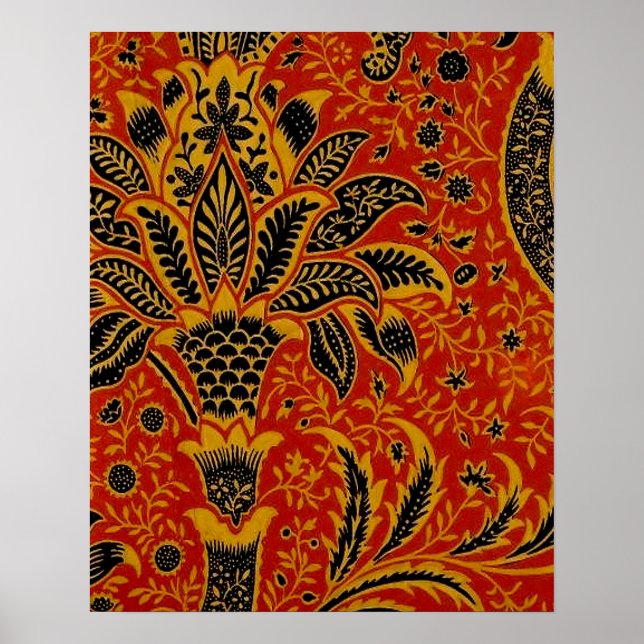 Antique William Morris India Tapet Poster (Framsidan)