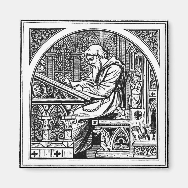Antique wocut magnet (Framsidan)