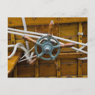 Antique Wooden Boat Vykort