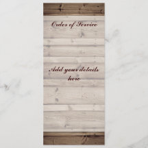 Antique Wooden Order Card