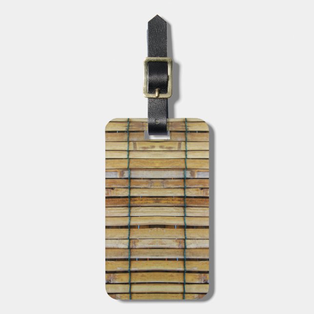 Antique Wooden Timber Woods Slats Bagagebricka (Vertikal Framsida)