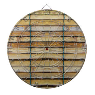 Antique Wooden Timber Woods Slats Darttavla