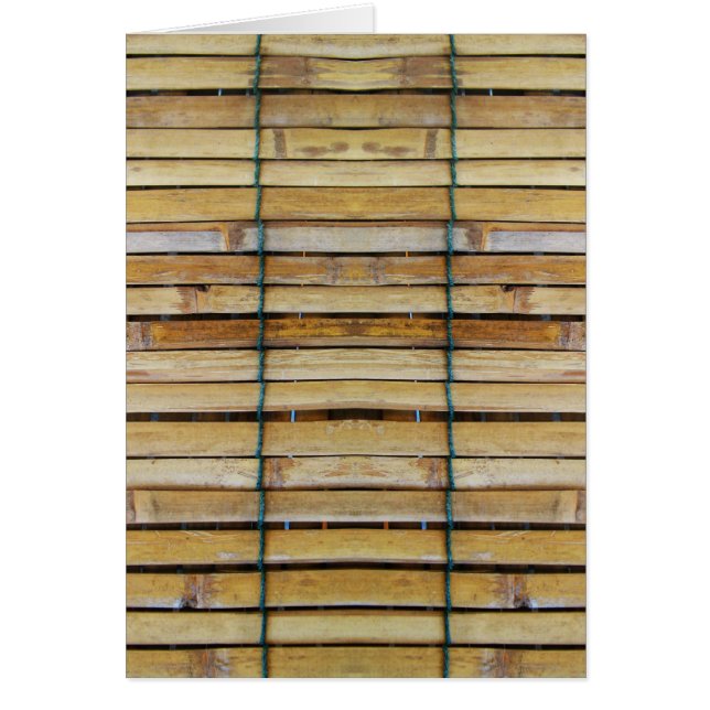 Antique Wooden Timber Woods Slats Hälsningskort (Framsidan)