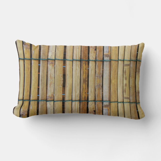 Antique Wooden Timber Woods Slats Lumbarkudde (Framsida)