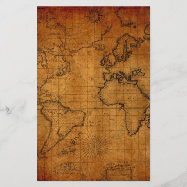 Antique World Map (Framsida)