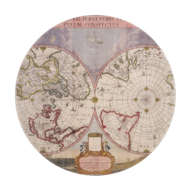 Antique World Map (Framsidan)