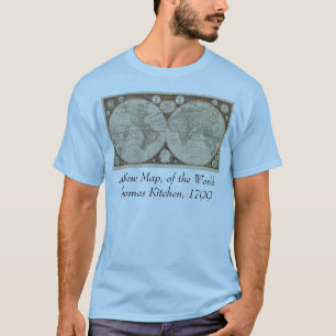 Antique World Map, 1799 (Thomas Kitchen) Tee