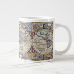Antique World Map #3 Jumbo Mugg