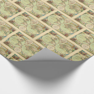 Antique World Map #4 Presentpapper