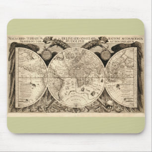 Antique World Map av Philipp Eckebrecht - 1630 Musmatta