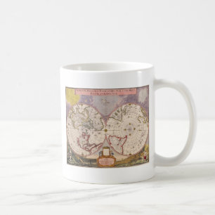Antique World Map Kaffemugg