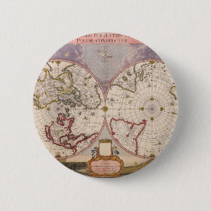 Antique World Map Knapp