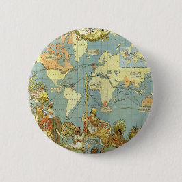 Antique World Map of the British Empire, 1886 Knapp