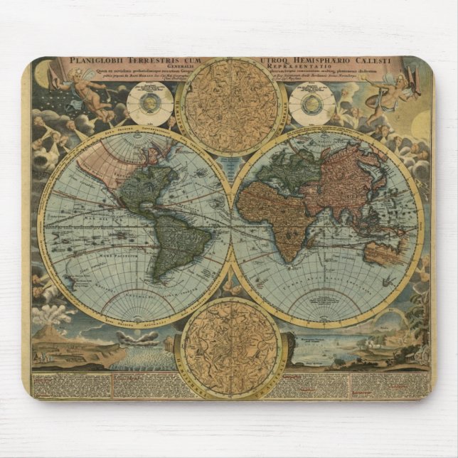 Antique World Map-samling Musmatta (Framsidan)