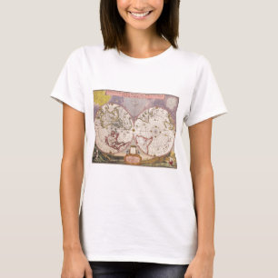 Antique World Map T Shirt