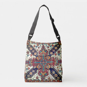 Antique Zeykhur Oriental Matta Design Crossbody Ba Axelväska