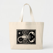 Antique Zodiac Astrological Scorpio Totebag