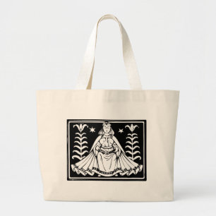Antique Zodiac Astrology Våg Totebag Jumbo Tygkasse
