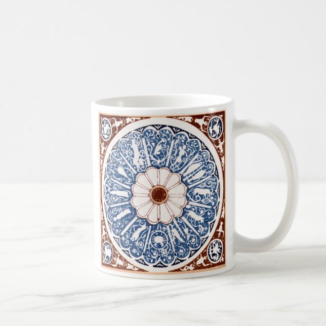 Antique Zodiac Mandala Kaffemugg (Höger)