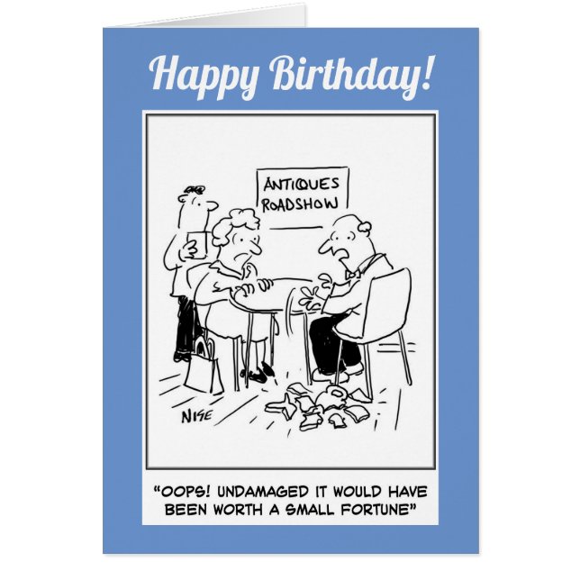 Antiques-katastrof Hälsningskort (Framsidan)