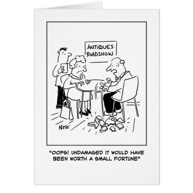 Antiques-katastrof Hälsningskort (Framsidan)