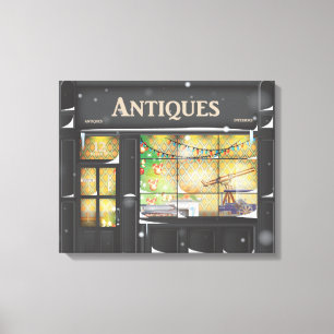 Antiques Store Canvastryck