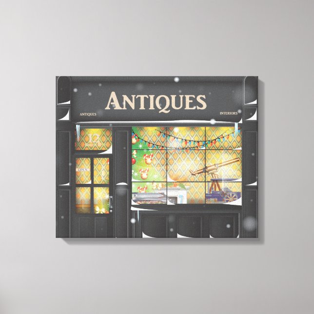 Antiques Store Canvastryck (Framsida)