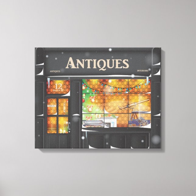 Antiques Store Canvastryck (Framsida)