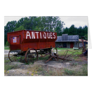 Antiques - Välsigna dig Amerika Hälsningskort