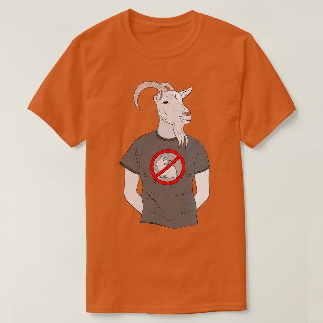 AntiRabbit Goat T Shirt (Design framsida)