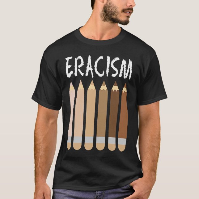 Antirasism afrikansk amerikansk Eracism Melanin So T Shirt (Framsida)