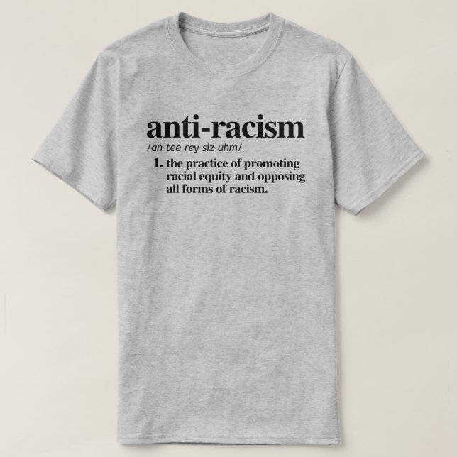 Antirasism T Shirt (Design framsida)